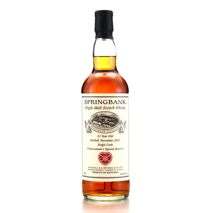Springbank 21 Year Old - Hearts Chairwoman's Special Reserve